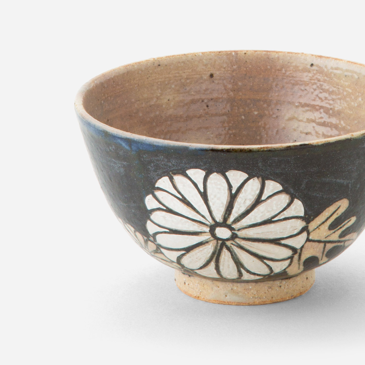 汲出し碗 大 鉄絵 菊花紋 | 西川貞三郎商店