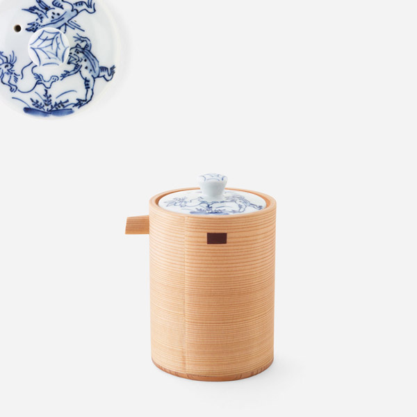 酒器 曲げわっぱ 染付高山寺 | 西川貞三郎商店