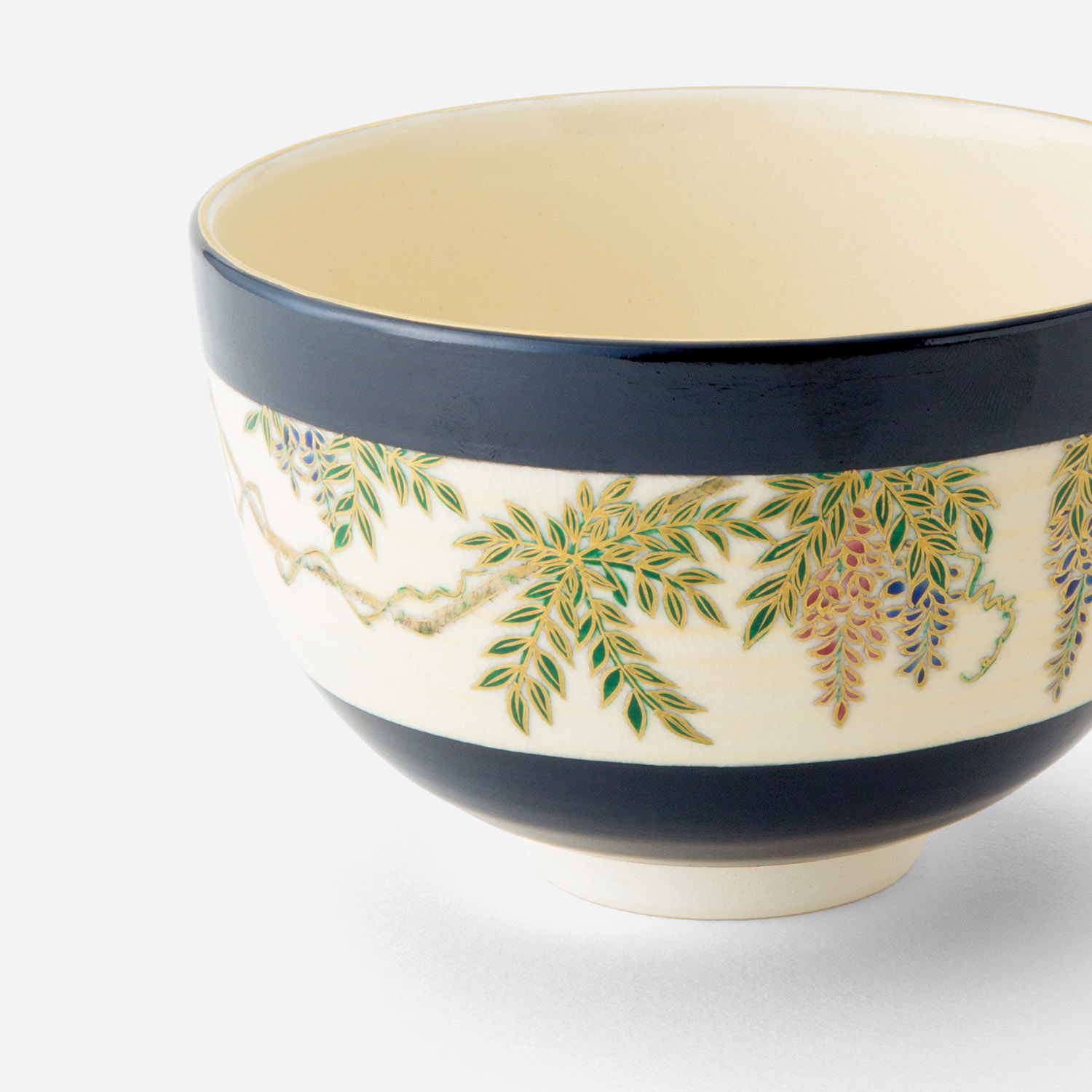 抹茶碗 金彩藤花 | 西川貞三郎商店