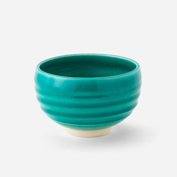 JA】京焼 名工 深草窯 西川實 象嵌彩 鷺 花瓶