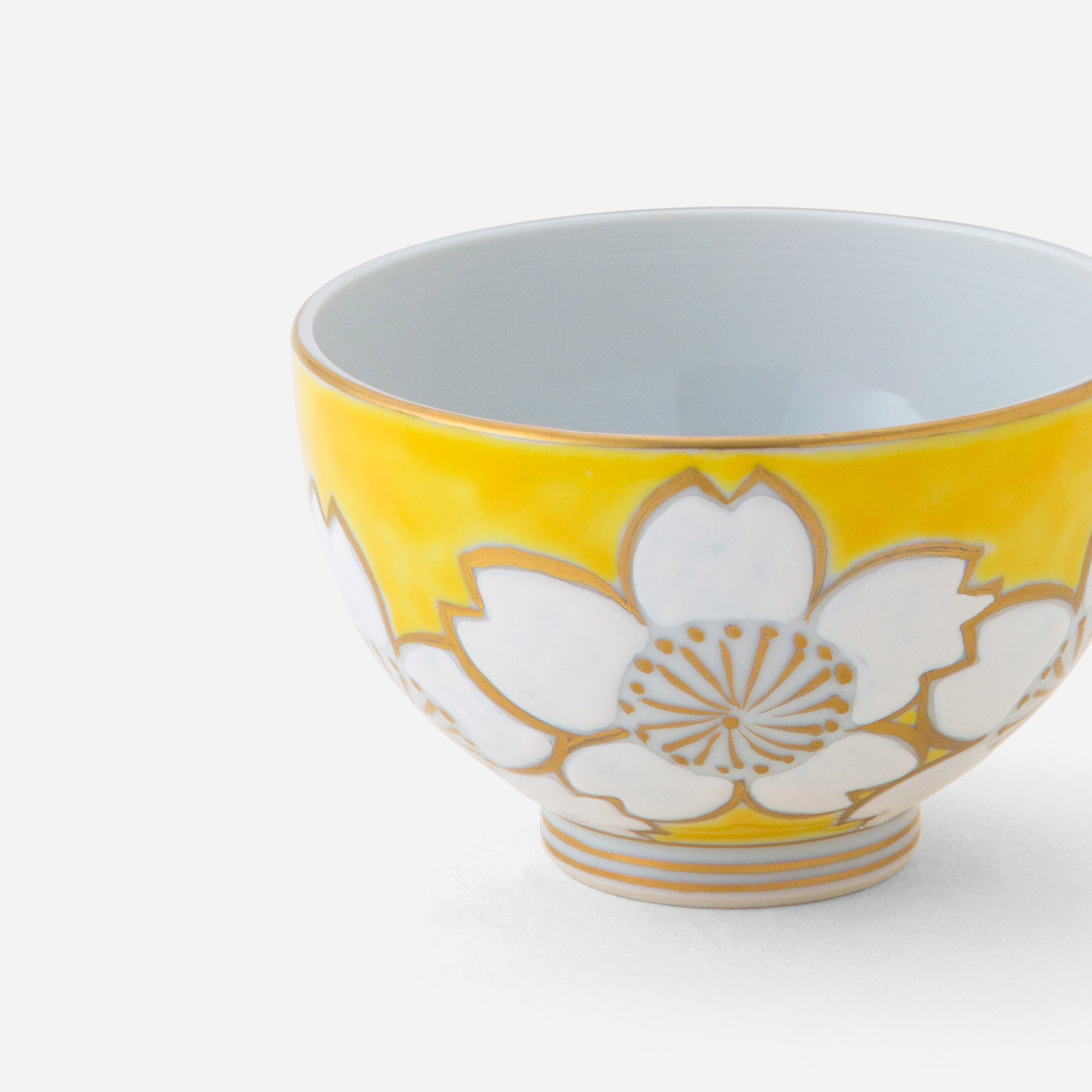 汲出し碗 白桜黄地 | 西川貞三郎商店