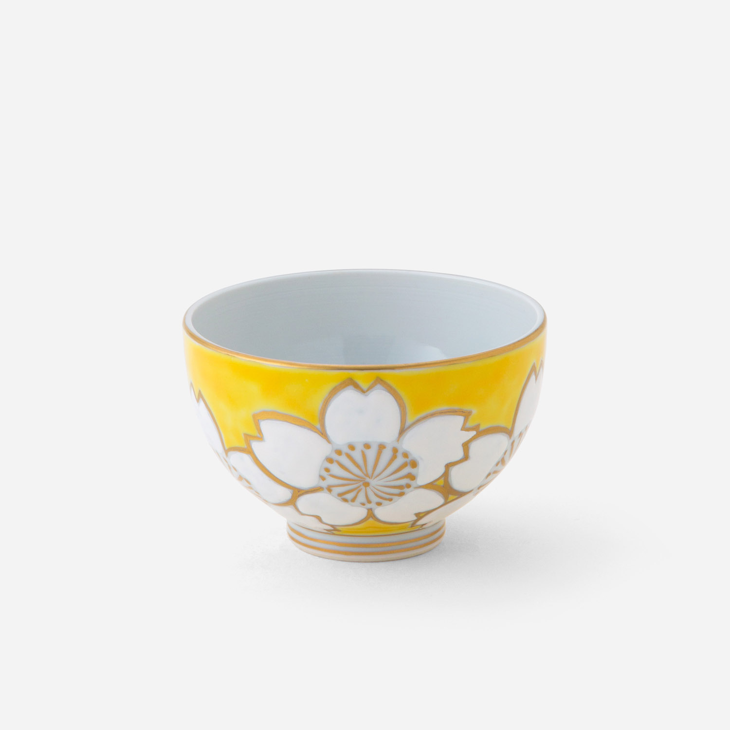 汲出し碗 白桜黄地 | 西川貞三郎商店
