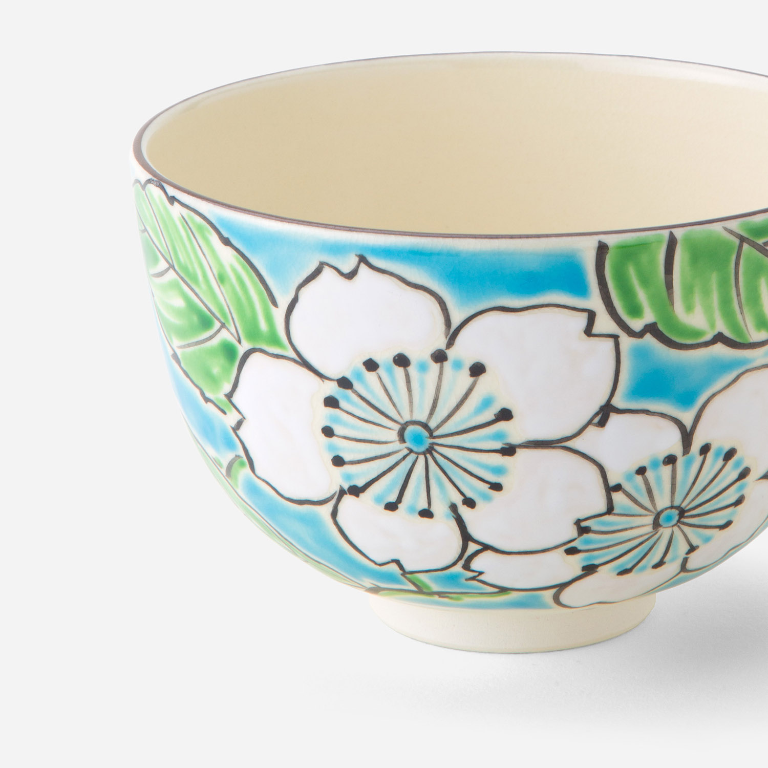 抹茶碗 青濃彩花 | 西川貞三郎商店