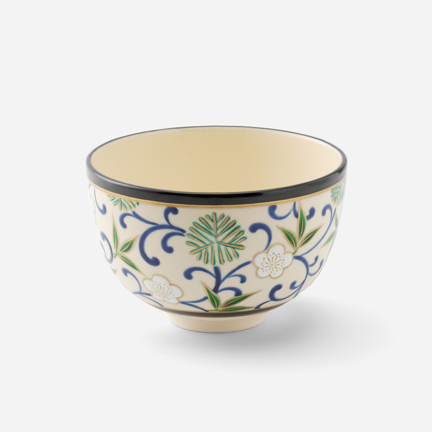 抹茶盌 松竹梅唐草 | 西川貞三郎商店