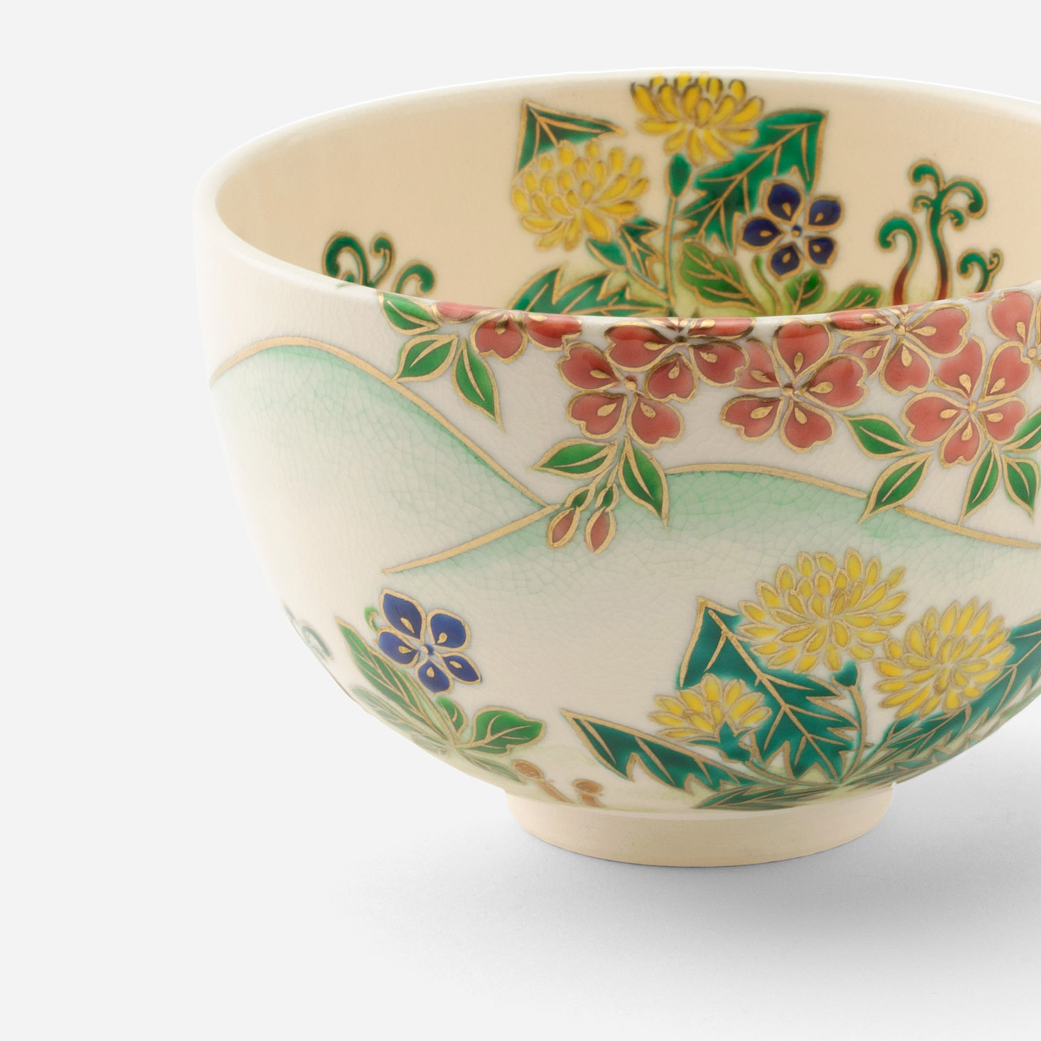 抹茶盌 春草花 | 西川貞三郎商店