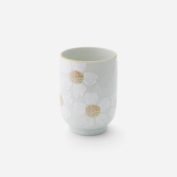 Hakeme Silver Marguerite & Cherry flower | T.NISHIKAWA & CO